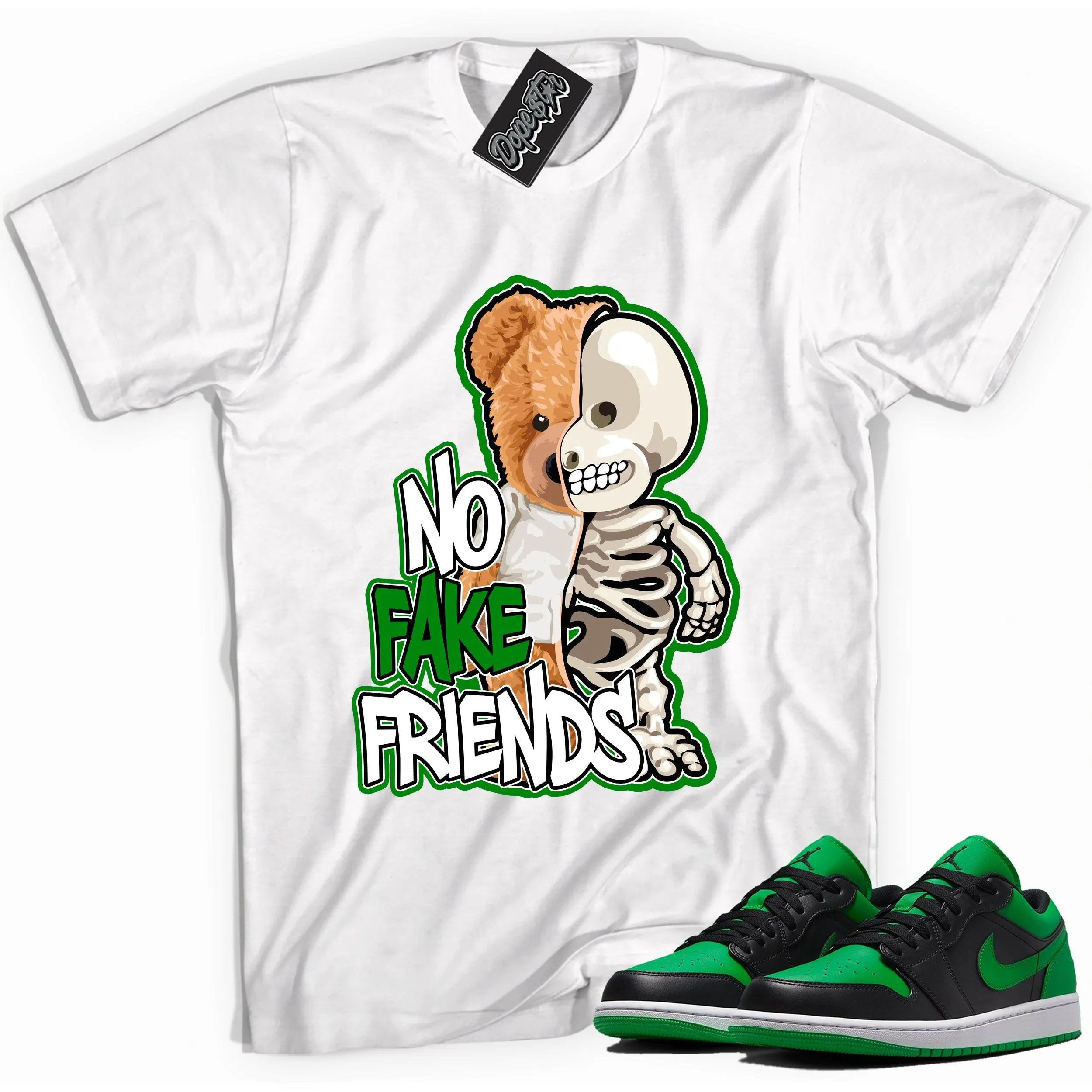 1 Low Lucky Green Shirt No Fake Friends