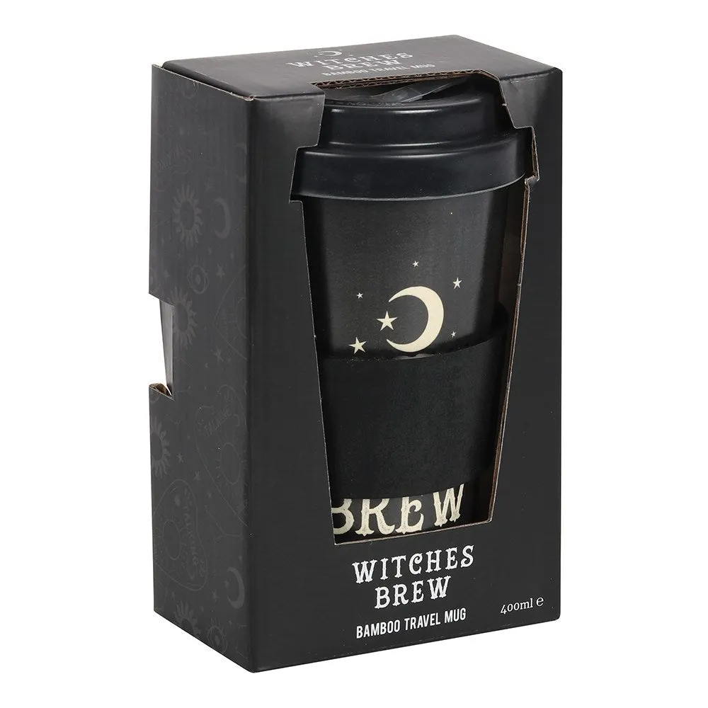 13.5 oz Bamboo Travel Mug with Sleeve - Witches Brew