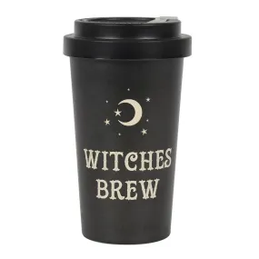 13.5 oz Bamboo Travel Mug with Sleeve - Witches Brew