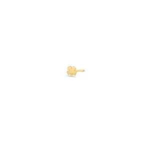 14k Itty Bitty Clover Stud