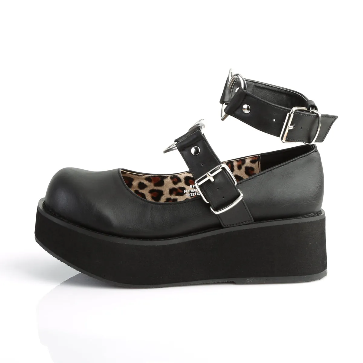 2 Inch Platform SPRITE-02 Black Pu