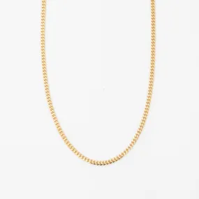 2 mm Yellow Gold Curb Chain