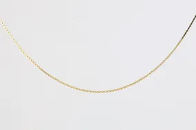 20" 18k Yellow Gold Box Chain Necklace (3.52g.)