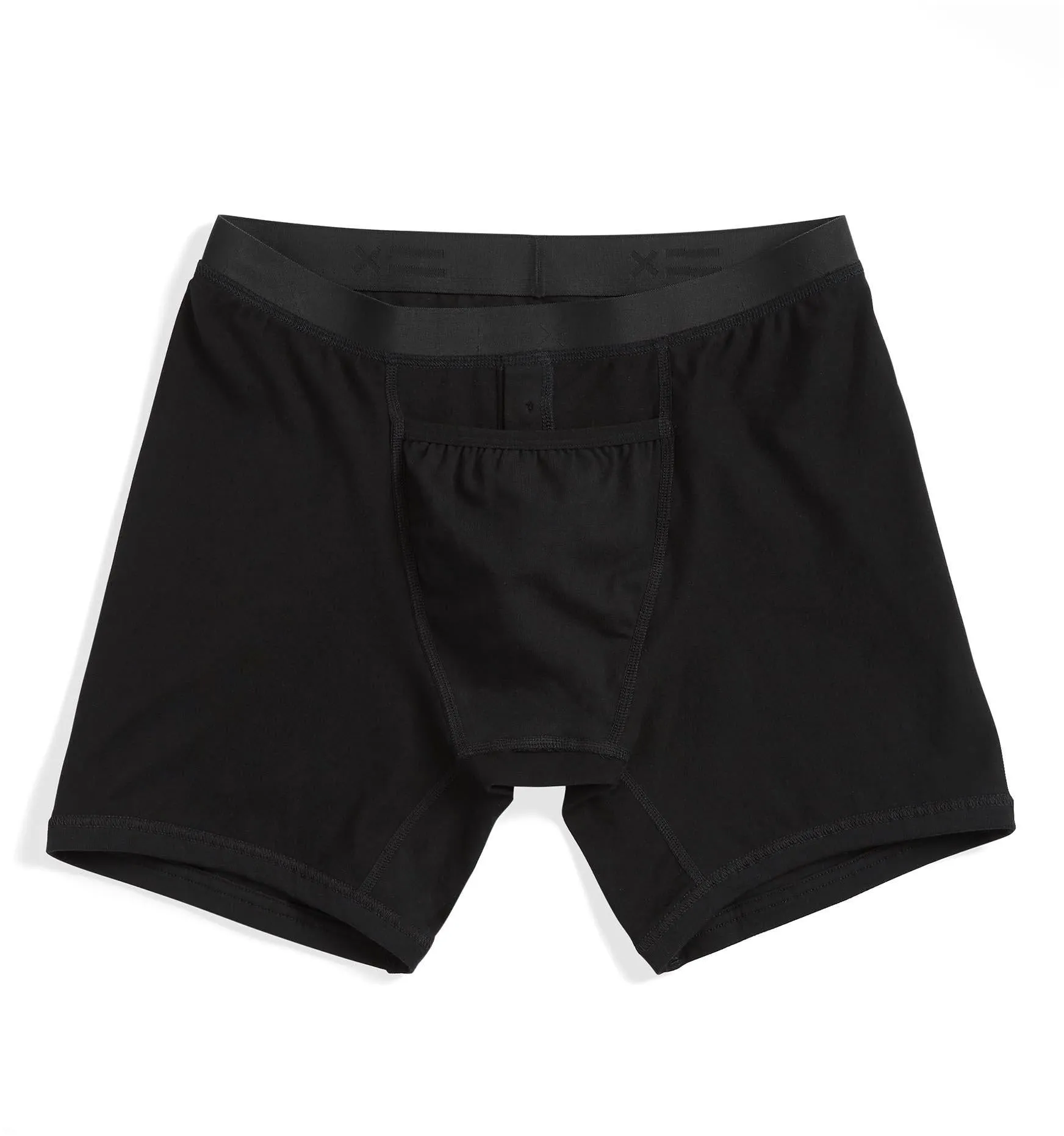 6" Fly Packing Boxer Briefs - X= Black