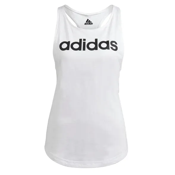 Adidas Women's Sports Tank Top Loungewear Essentials Loose Logo GL0567 white