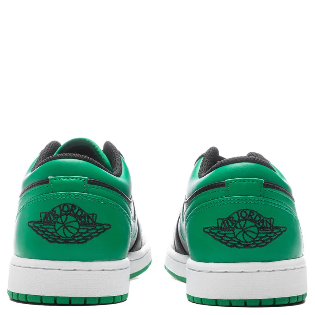 Air Jordan 1 Low - Black/Black/Lucky Green