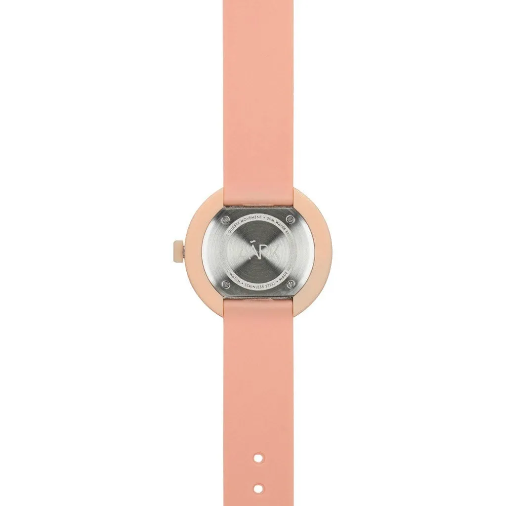 AÃRK Collective Classic Watch | White Peach