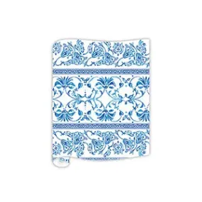 Blue Chinoiserie  Pattern Table Runner