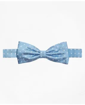 Brooks Brothers Boys Dot Pre-Tied Bow Tie Blue