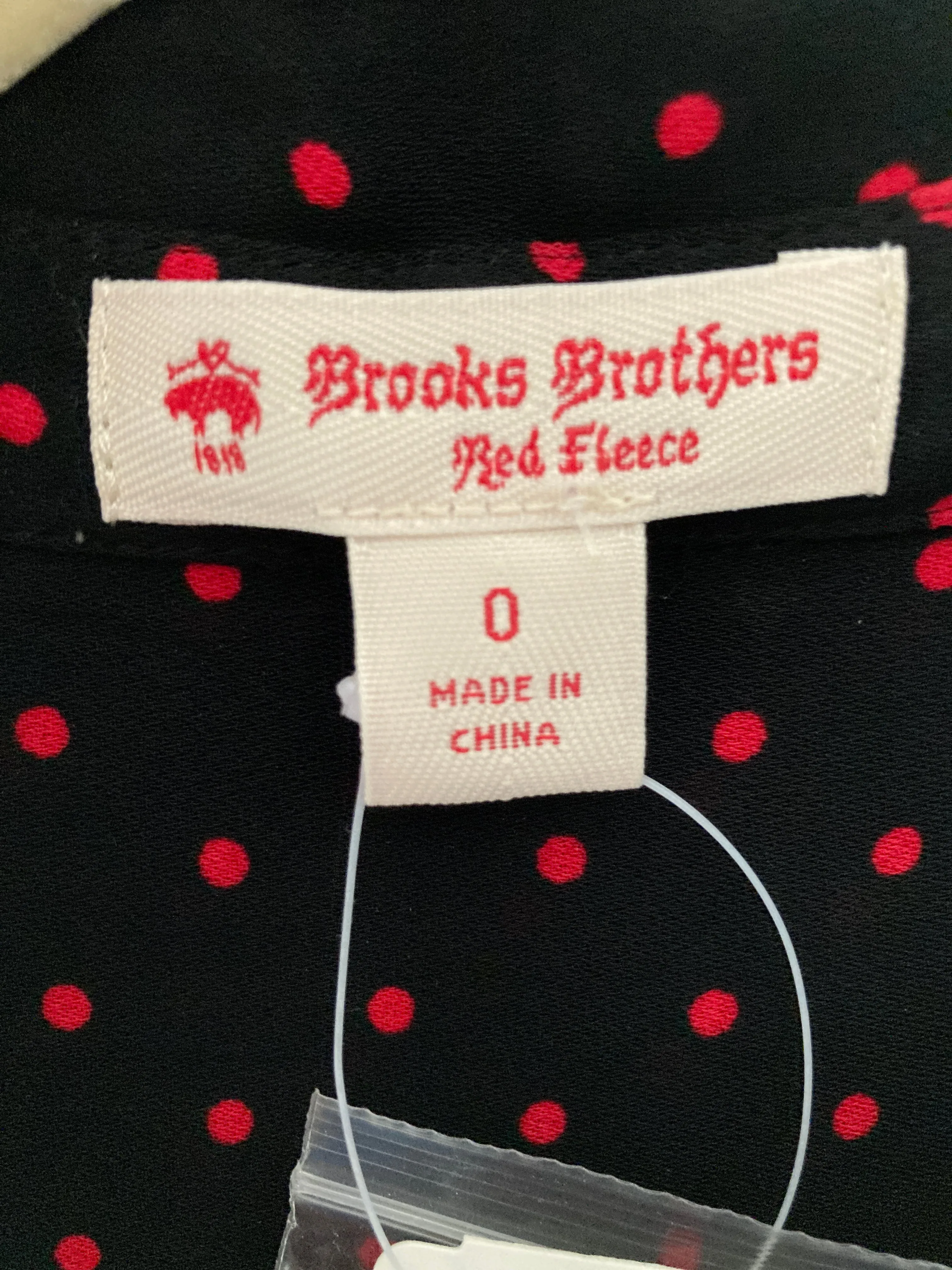 Brooks Brothers Red Fleece Blouse, 0