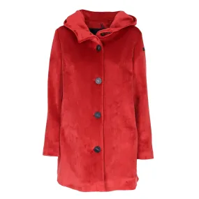 Cappotto RRD Neo Velvet Parka Lady Rosso