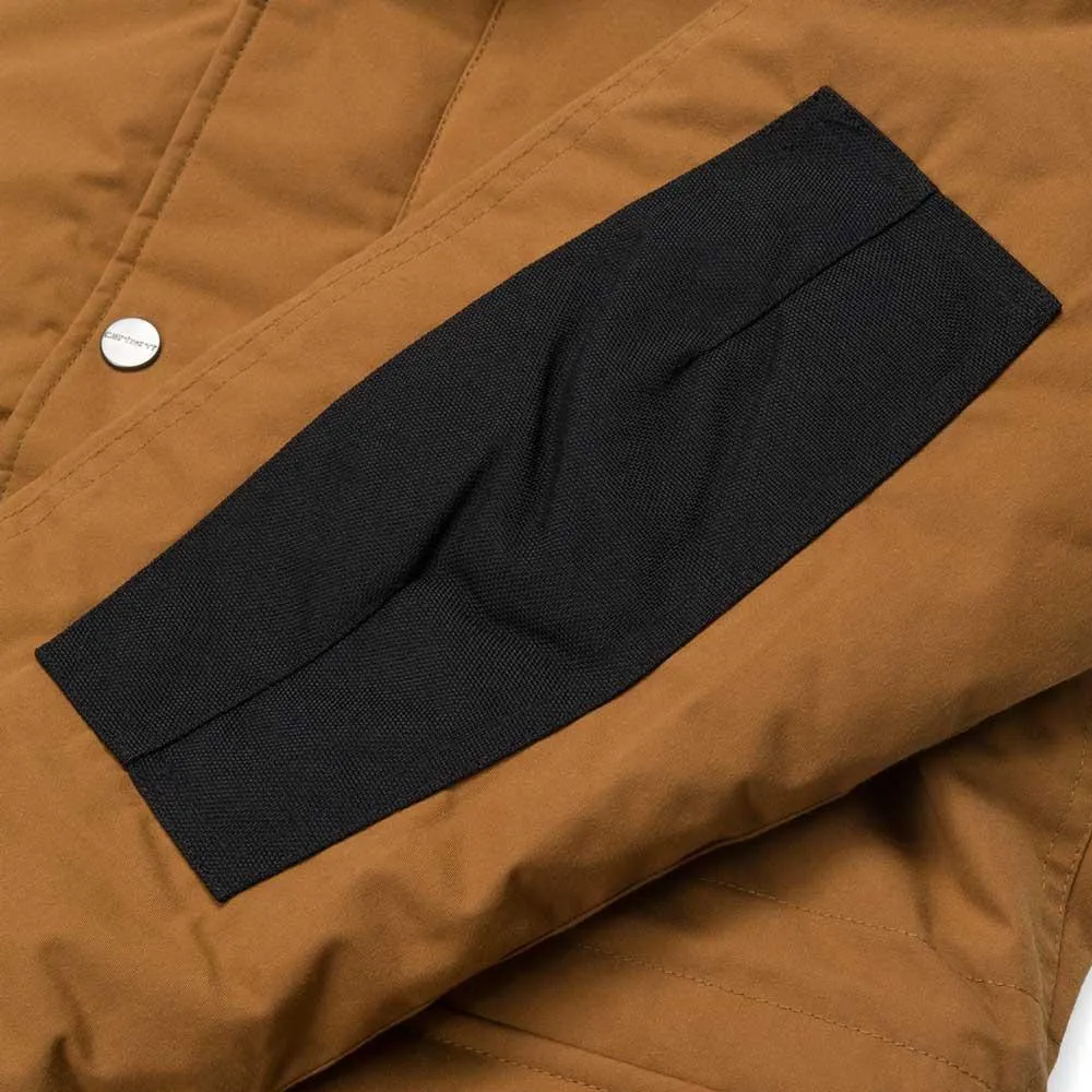 Carhartt WIP Trapper Parka Jacket - Hamilton / Brown / Tan