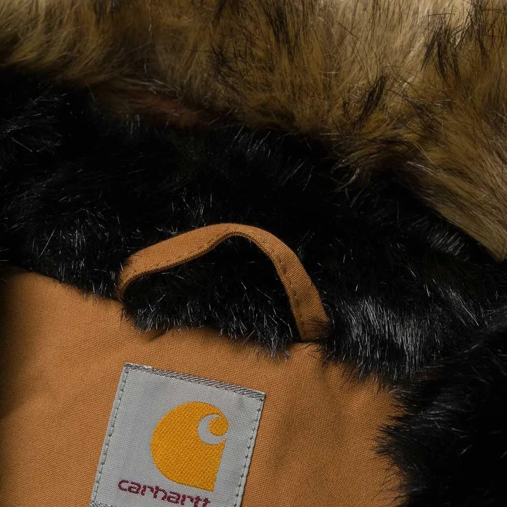 Carhartt WIP Trapper Parka Jacket - Hamilton / Brown / Tan