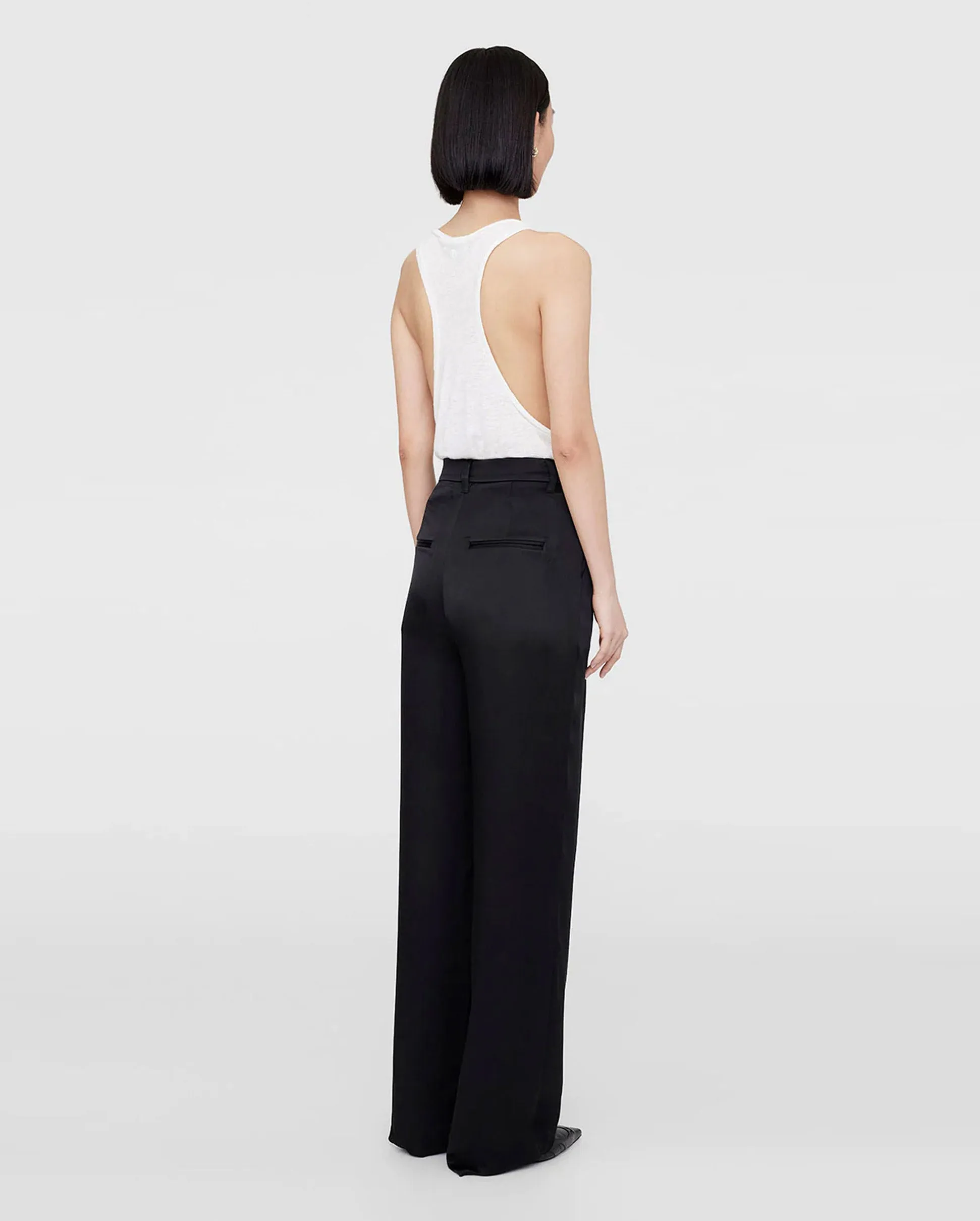 CARRIE PANT / BLACK SILK