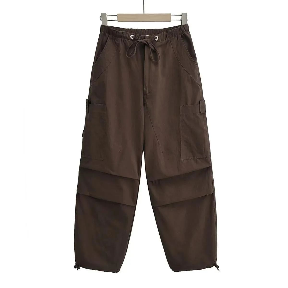 Chaoren Parachute Cargo Pants Loose Sports