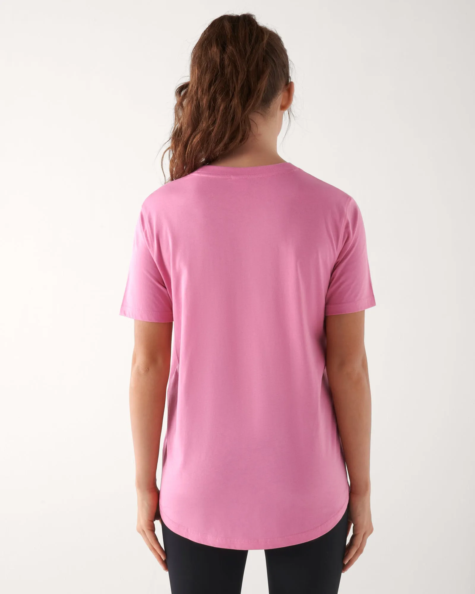 CLASSIC CIRCLE TEE AURORA PINK