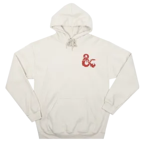 D&D Roll to Hit Heraldry Red Dragon Natural Hoodie