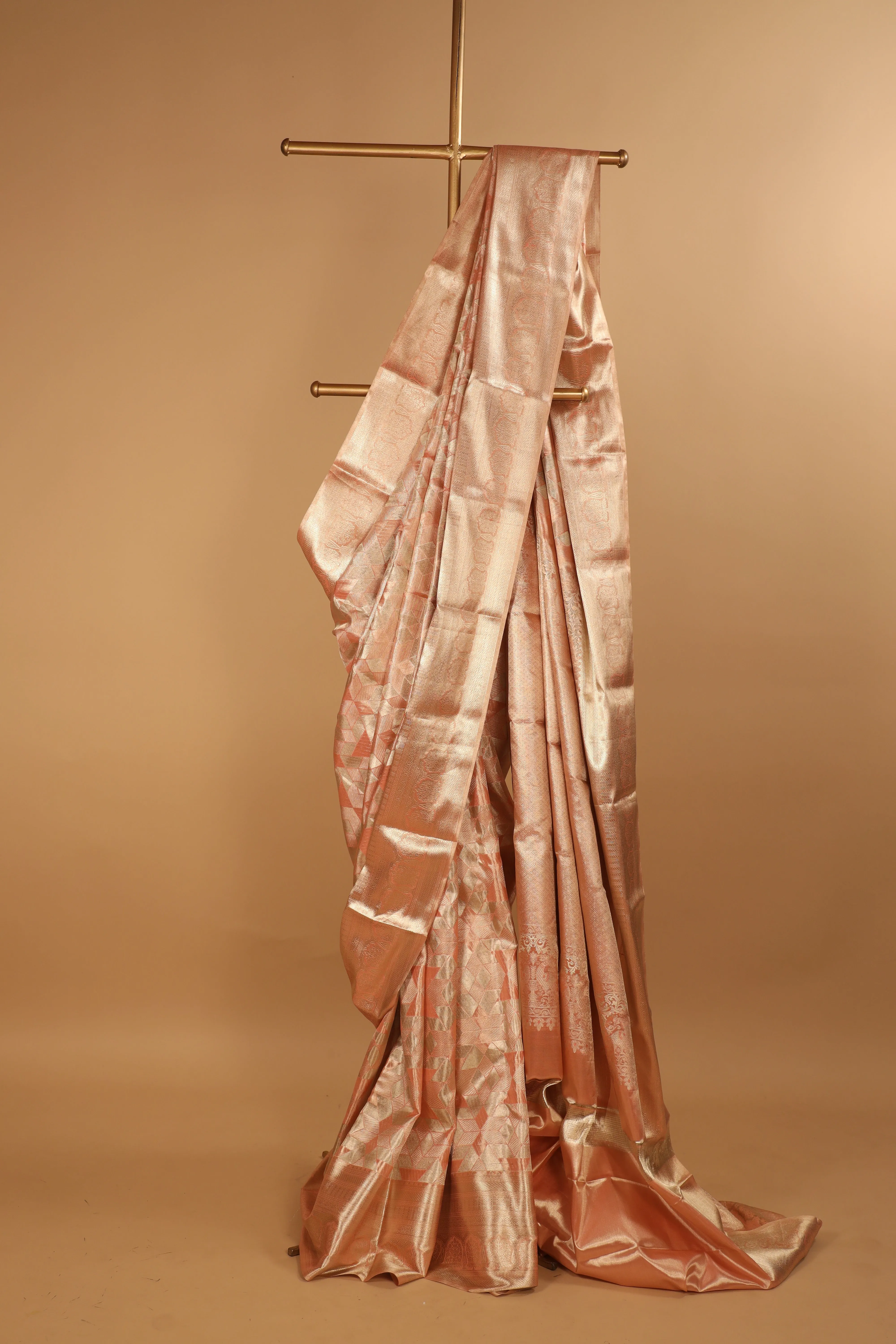 Designer Tissue Kanjivaram Pure Silk Handwoven Saree