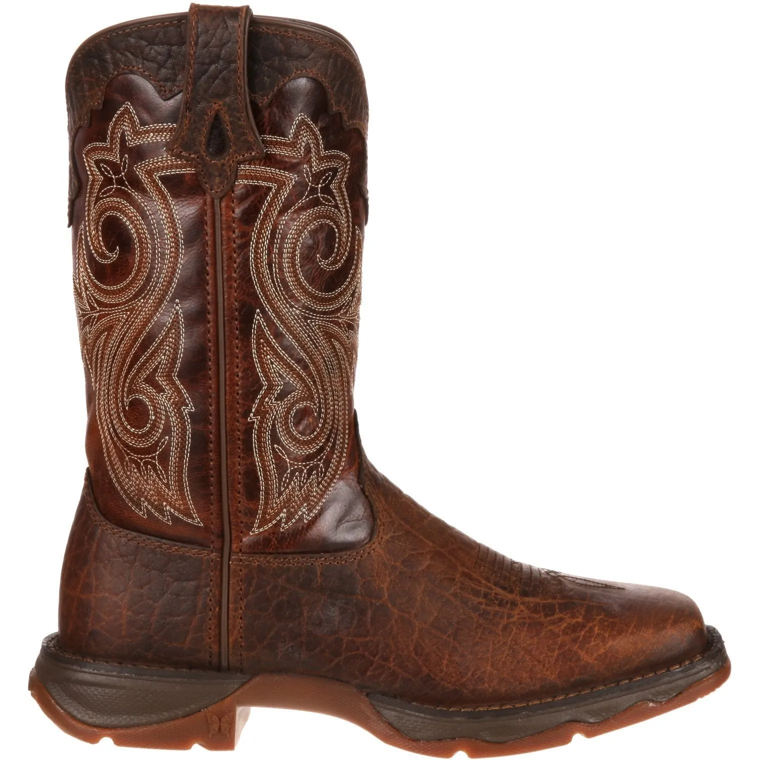 Durango Women's Lady Rebel 10" Steel Toe Western Boot - Brown - RD3315