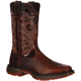 Durango Women's Lady Rebel 10" Steel Toe Western Boot - Brown - RD3315