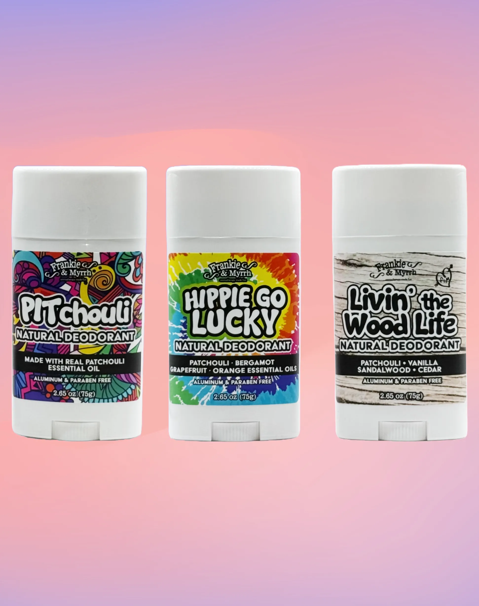 Dynamic Deo Duo Mix N' Match Deodorant Bundle | Natural Deodorants | Patchouli