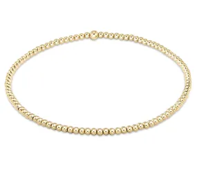 ENewton egirl 2mm Gold Classic Bracelet