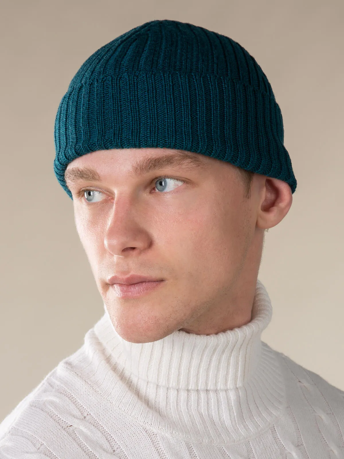 Extrafine Merino Hat Forest Green