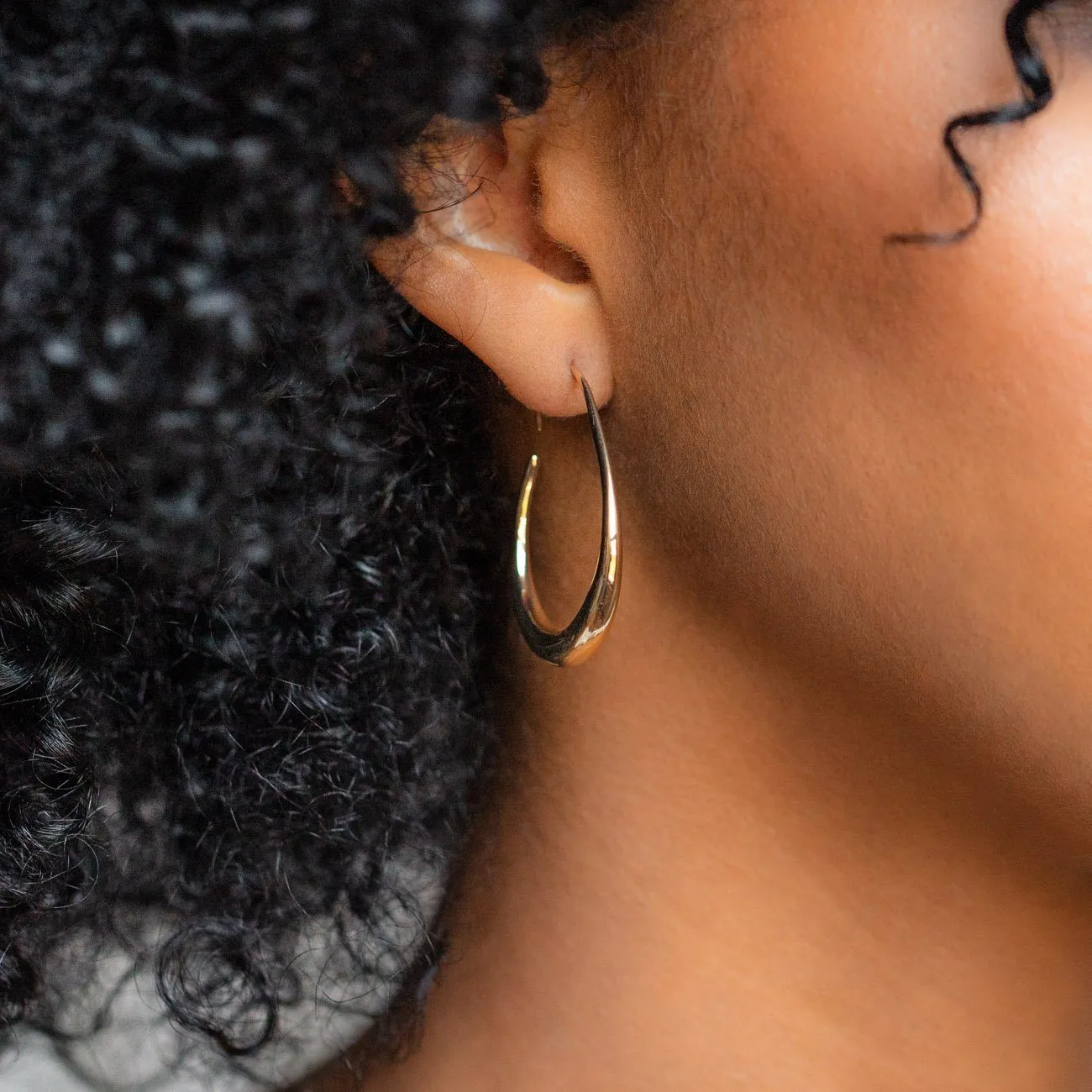 Fluid Hoop Earrings