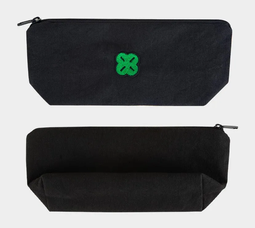 Four-leaf Clover Black Pencil Cases Pouches School Office Stationery