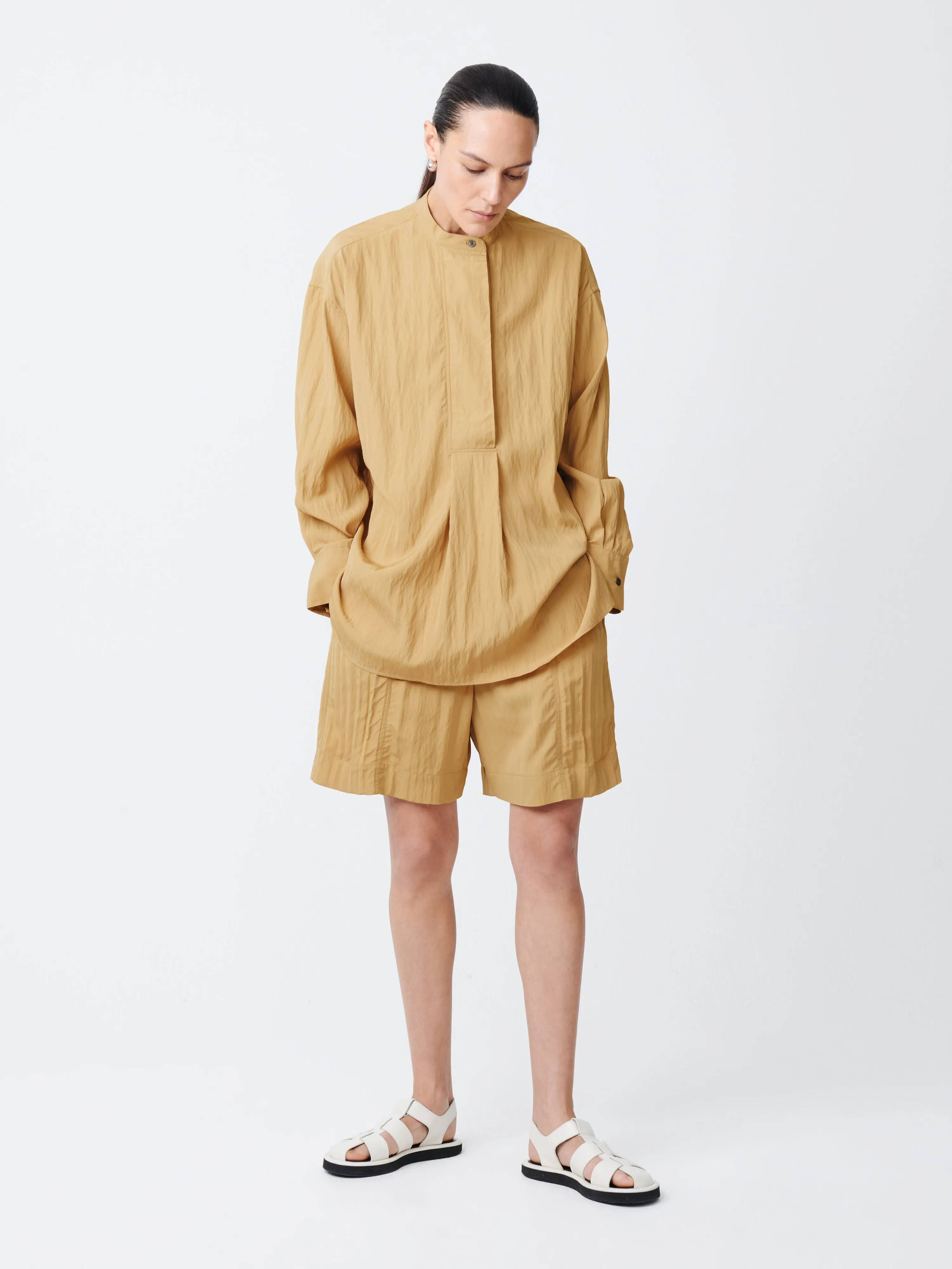 Frink Viscose Shirt in Sand