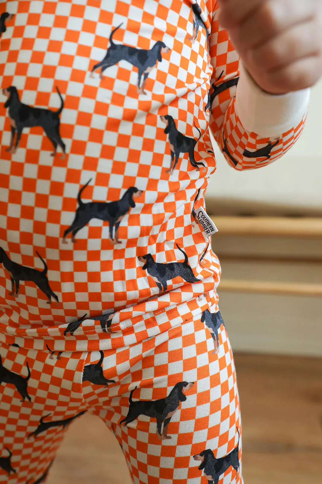 Game Day - Coonhound 2 Piece Bamboo Pajama Set