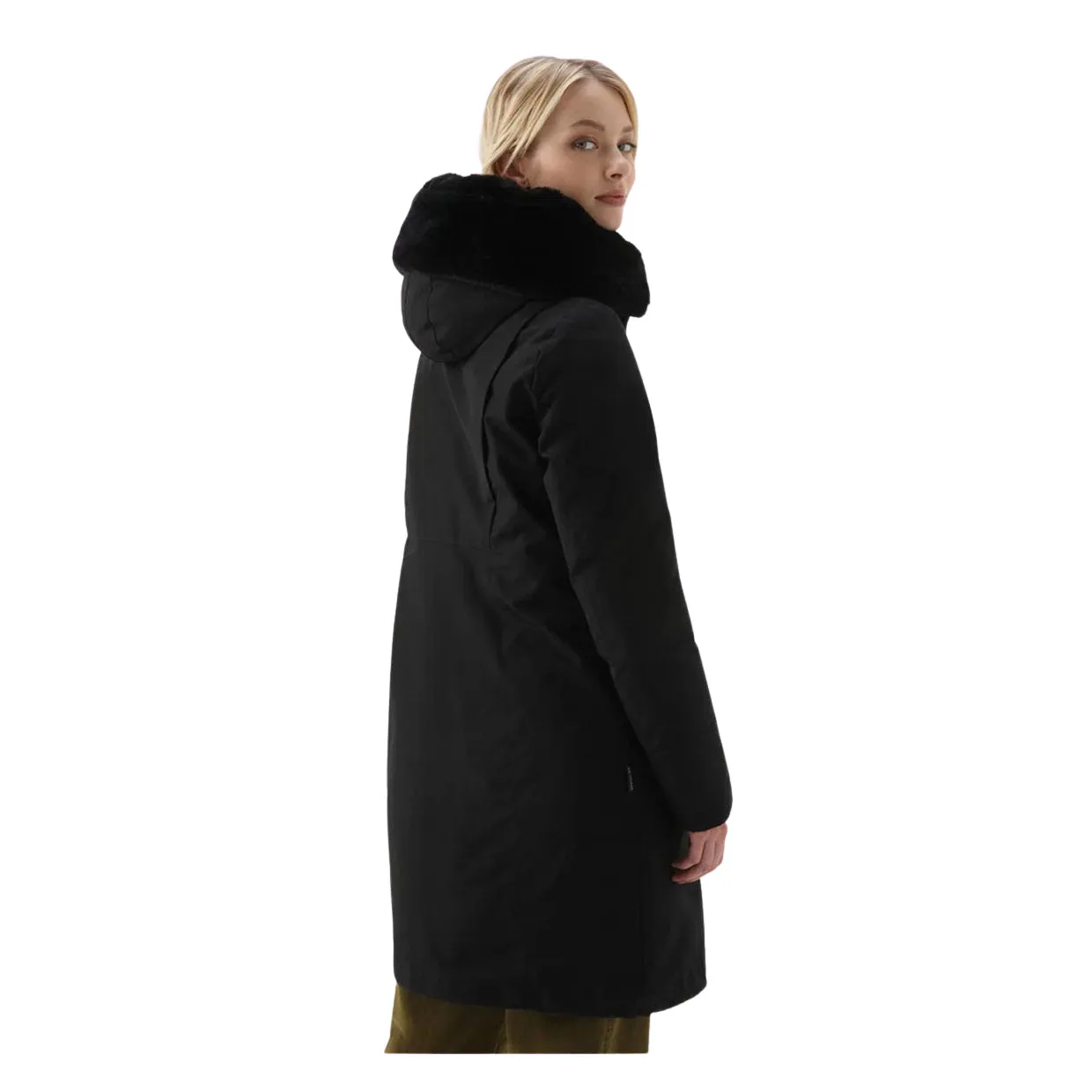 Giubbino Donna Woolrich Bow Bridge Parka Nero