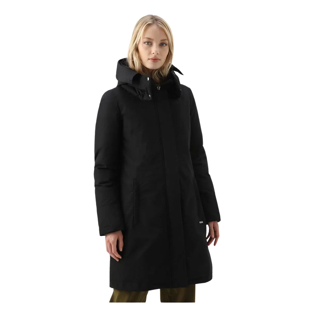 Giubbino Donna Woolrich Bow Bridge Parka Nero