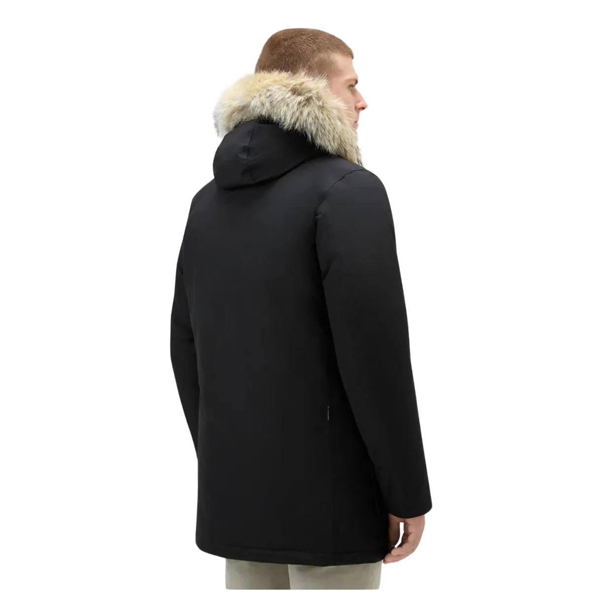 Giubbino Uomo Woolrich Arctic Parka Ramar Pelliccia Removibile Nero