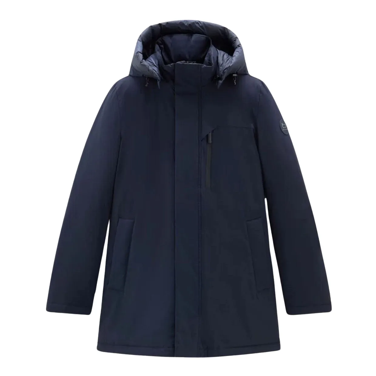 Giubbino Uomo Woolrich Mountain Stretch Parka Blu