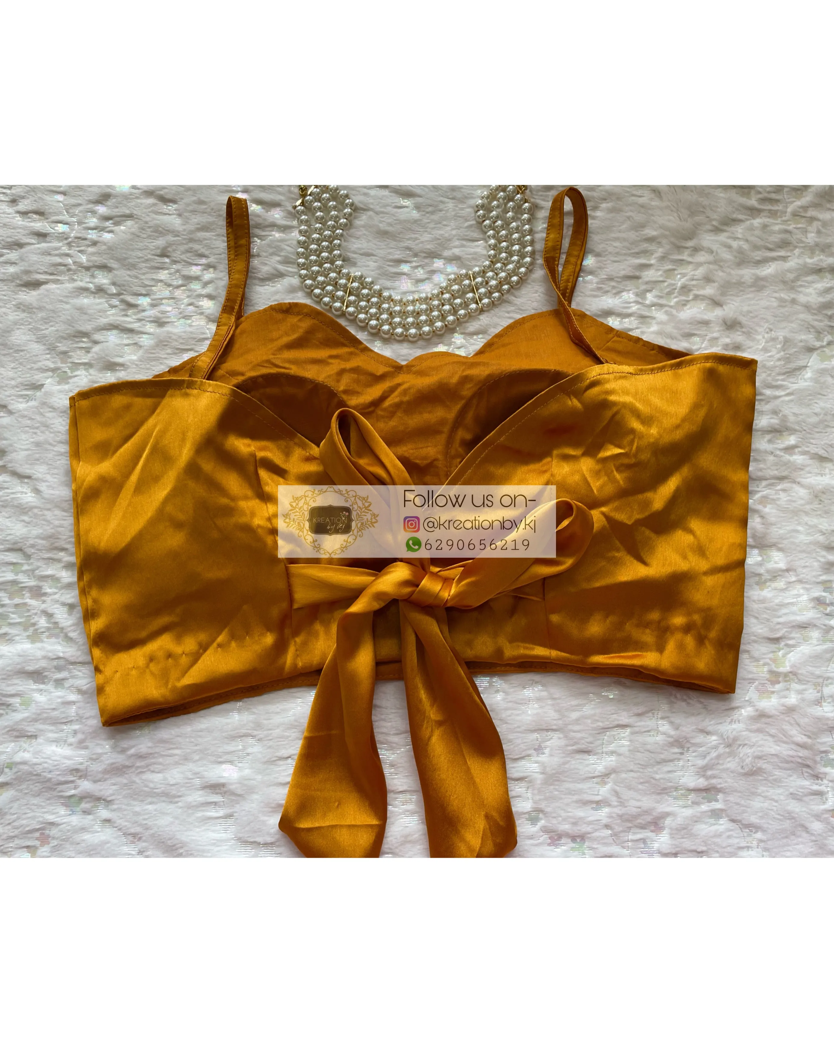 Golden Yellow Strappy Blouse