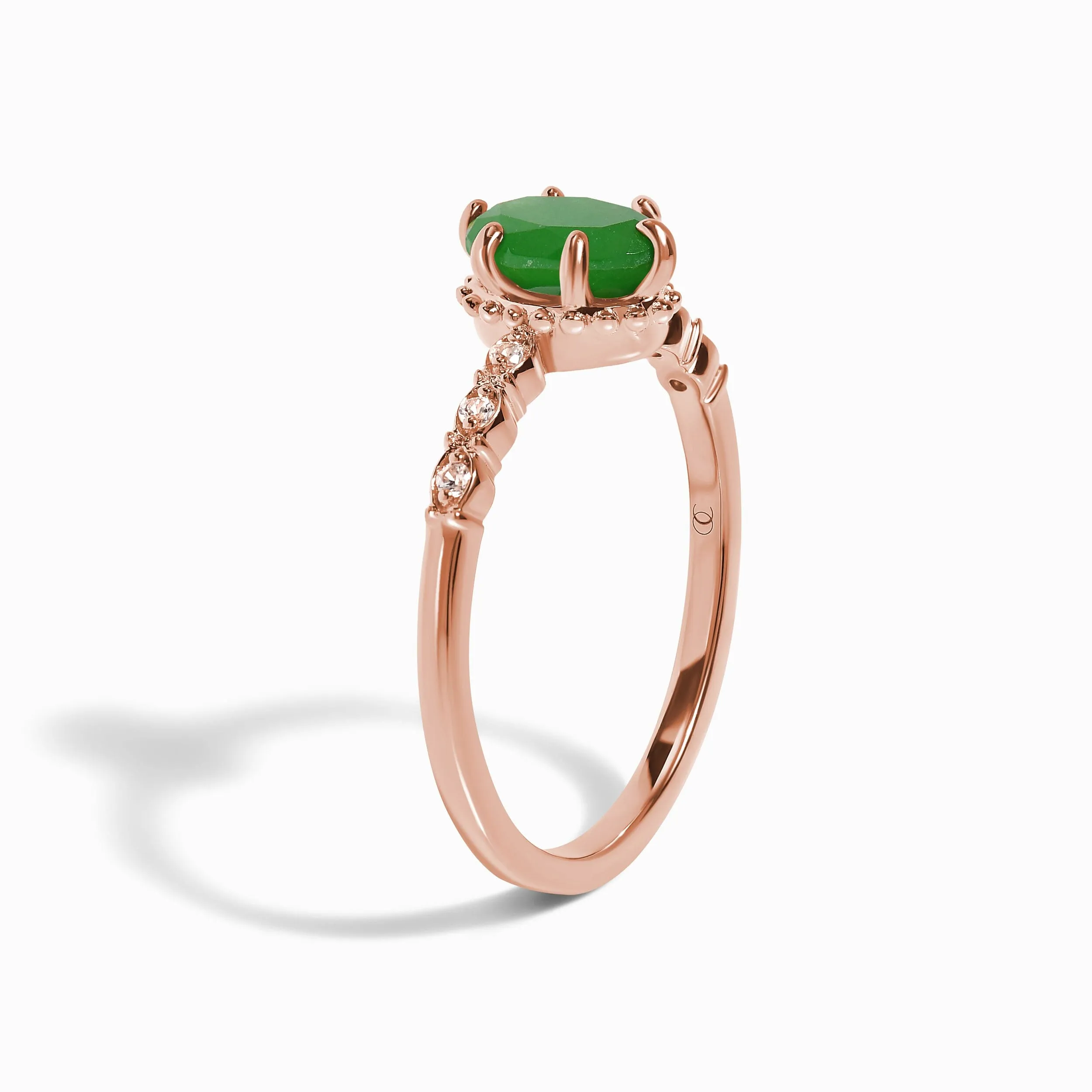 Green Jade Ring - Above Clouds