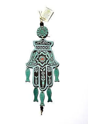 Hamsa Hand Wall Hanging Evil Eye Kabbalah Luck New Ceramics from holy land #02