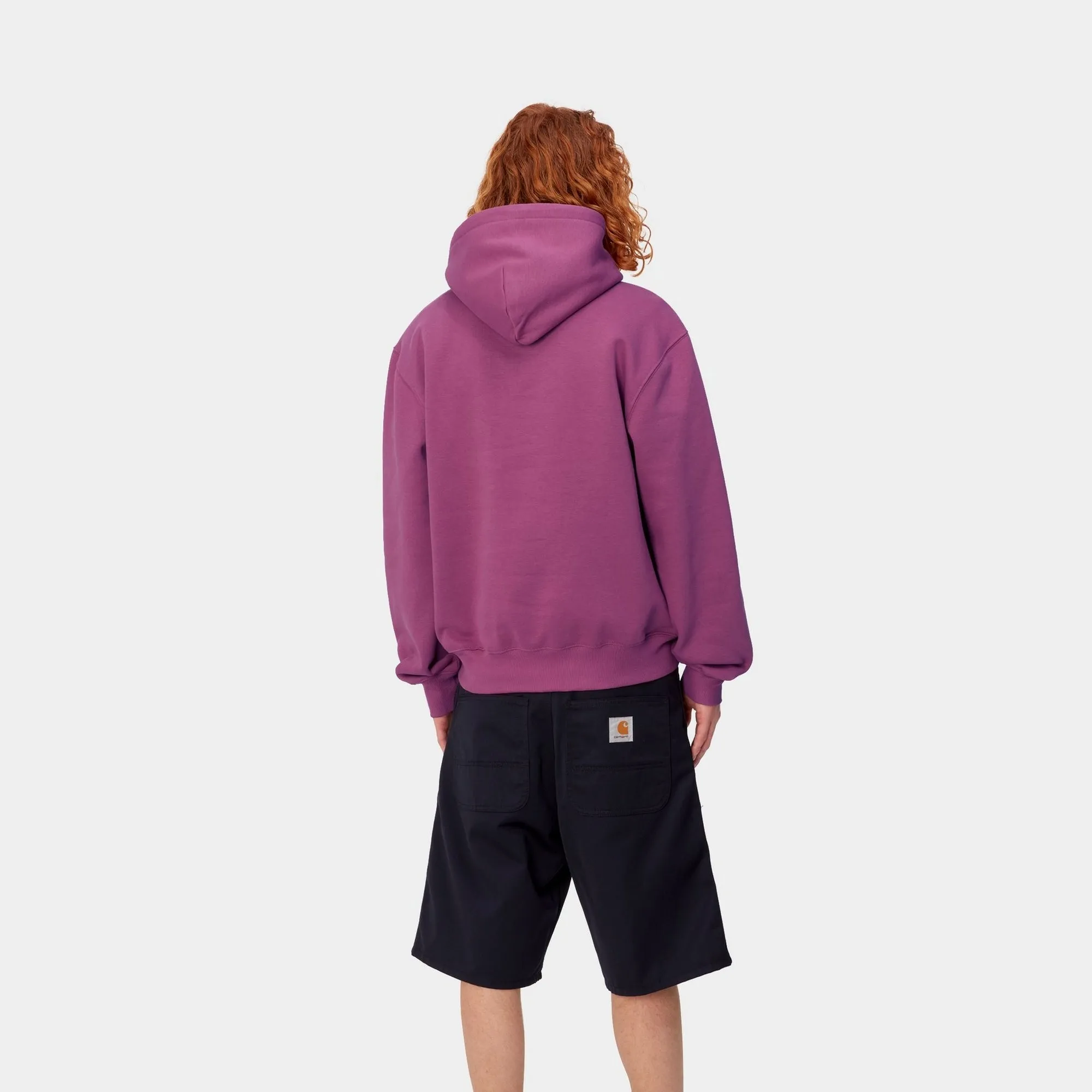 Hooded Carhartt Sweatshirt | Magenta / Black