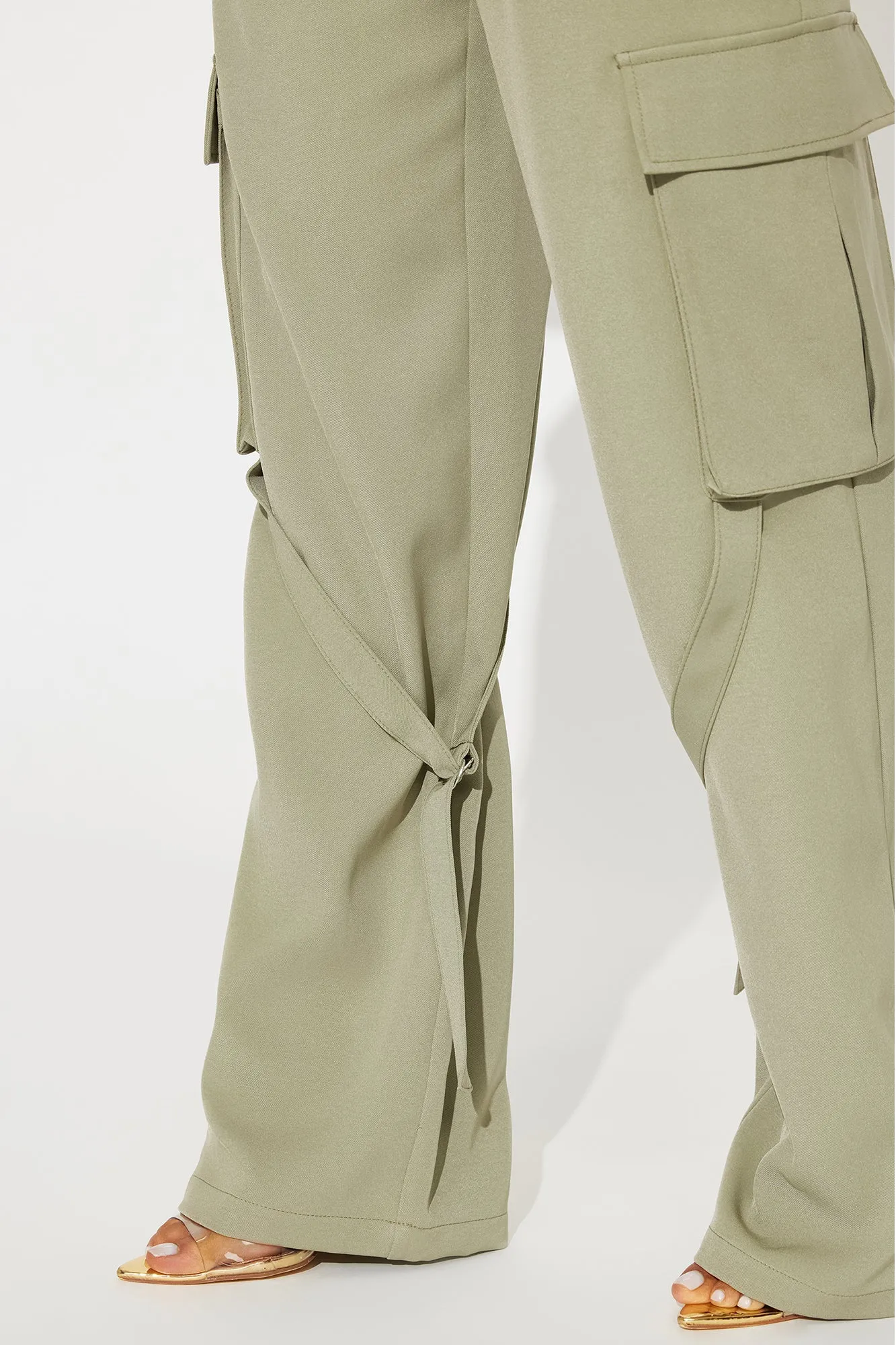 Isabella Cargo Trouser - Olive