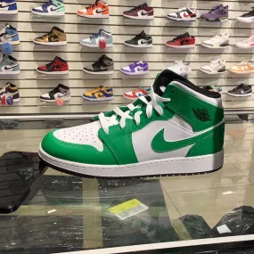 Jordan 1 Mid Lucky Green (A)