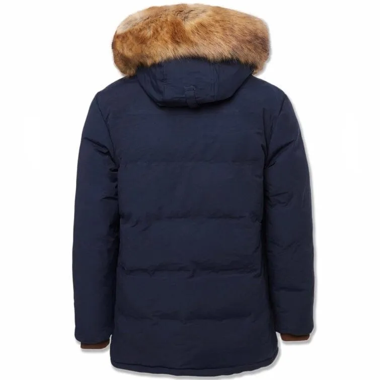 Jordan Craig Bismarck Fur Lined Parka Jacket (Navy) 91537