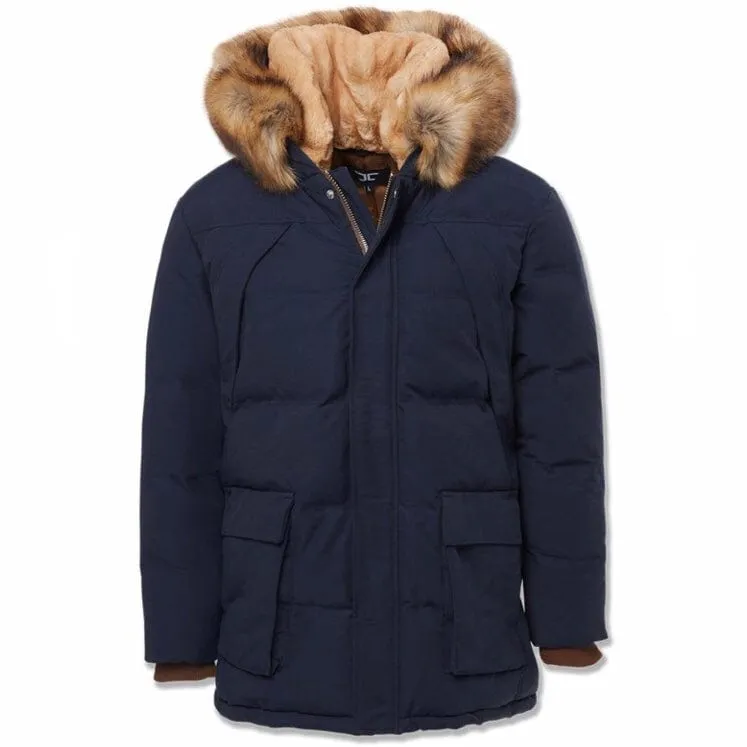 Jordan Craig Bismarck Fur Lined Parka Jacket (Navy) 91537