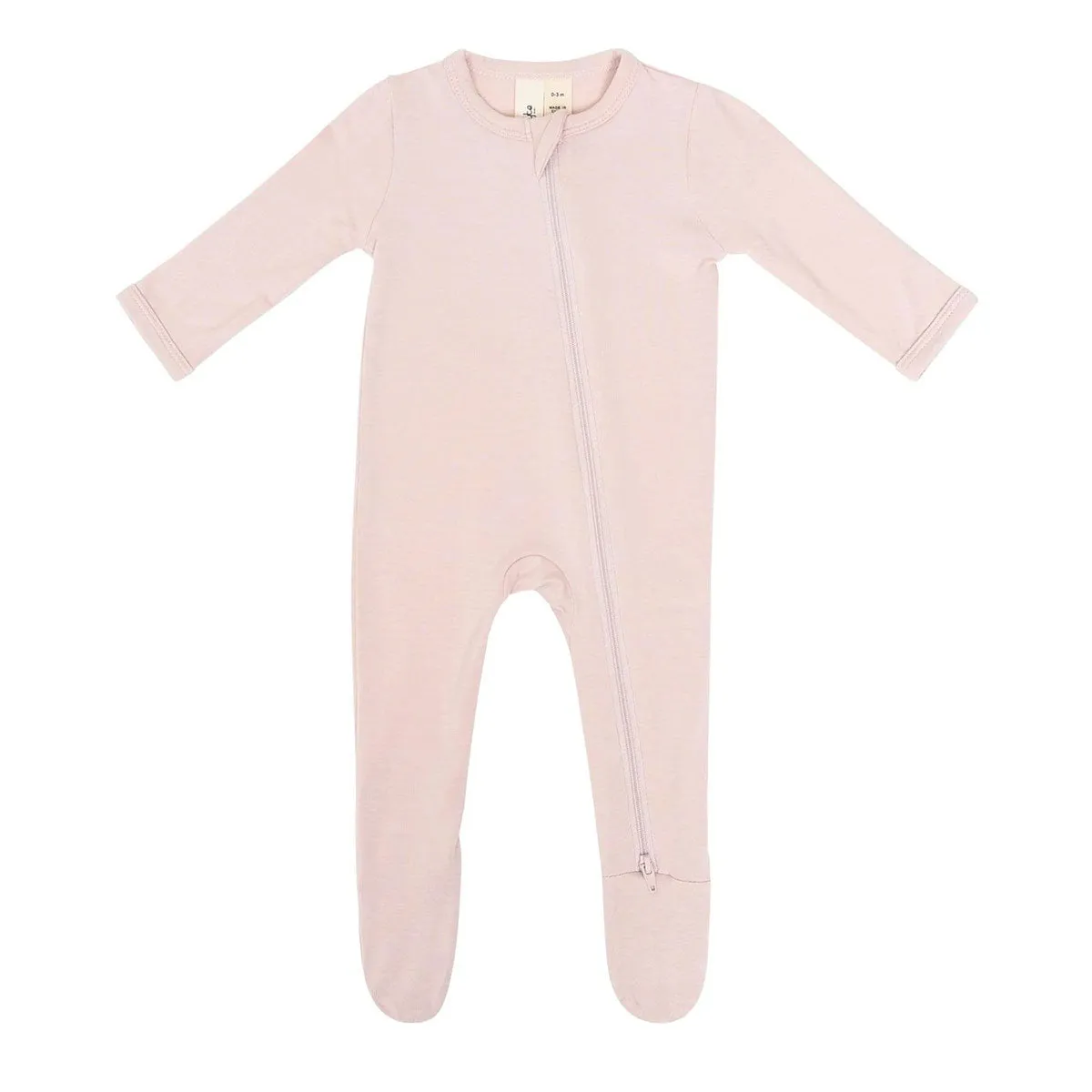 Kyte Baby Zippered Footie - Blush