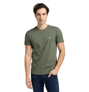 Lee Pacth Logo men's short sleeve t-shirt 112341715 olive green