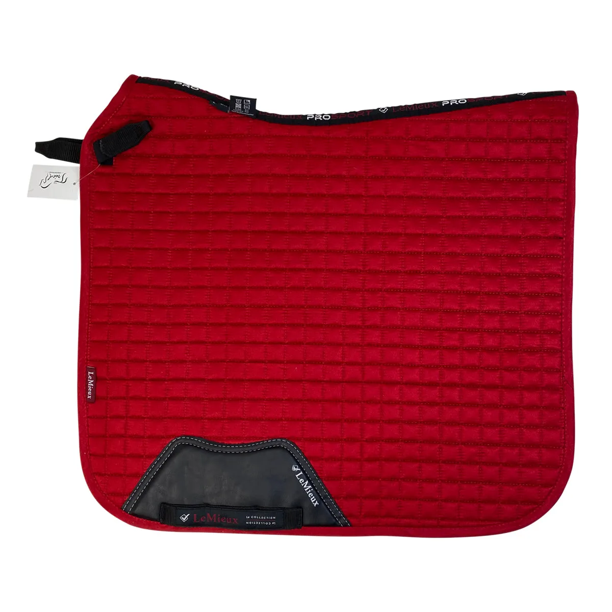 LeMieux Suede Dressage Saddle Pad in Chili - Large (15hh-17hh)