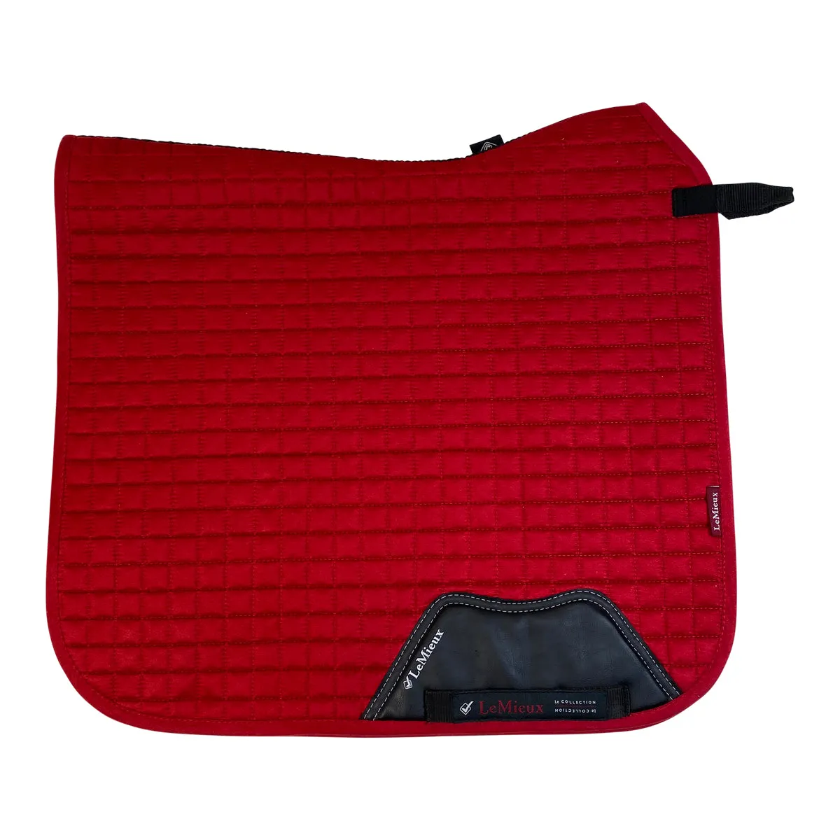 LeMieux Suede Dressage Saddle Pad in Chili - Large (15hh-17hh)