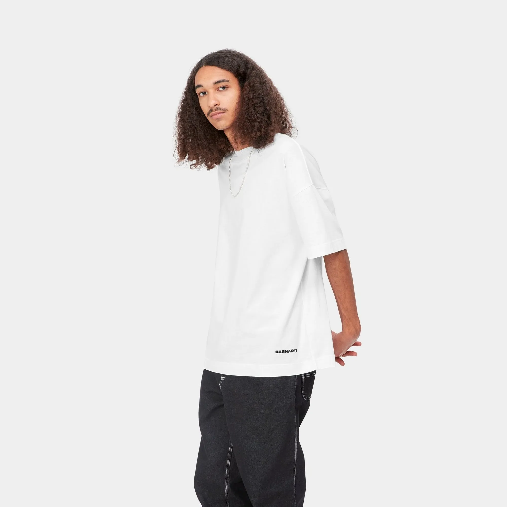 Link Script T- Shirt | White