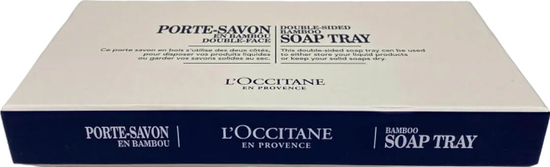 L'Occitane Double-Sided Bamboo Soap Tray No Shade No Size