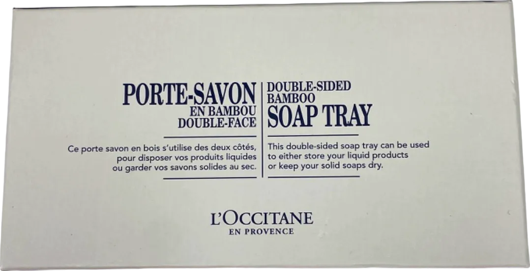 L'Occitane Double-Sided Bamboo Soap Tray No Shade No Size